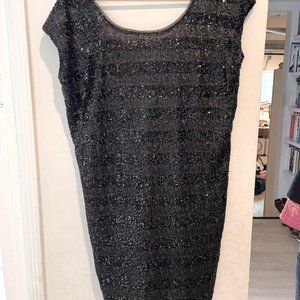 Amazing short sparkiling black dress